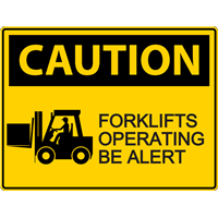Forklift Safety Sign