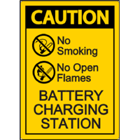 Battery Charging Sign