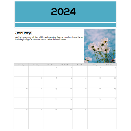 Editable Calendar
