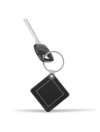 Simple Square Key Chain