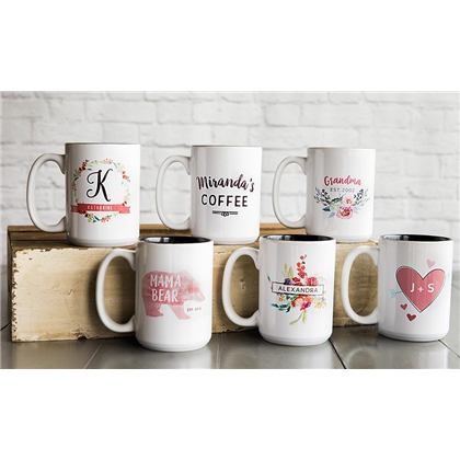 Personalized mugs