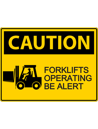 Forklift Safety Sign