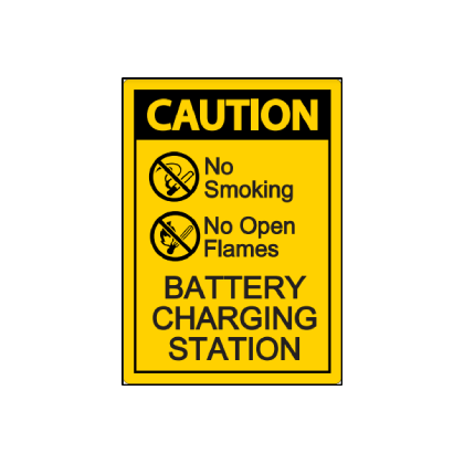 Battery Charging Sign