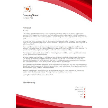 Office Letterhead with Editable